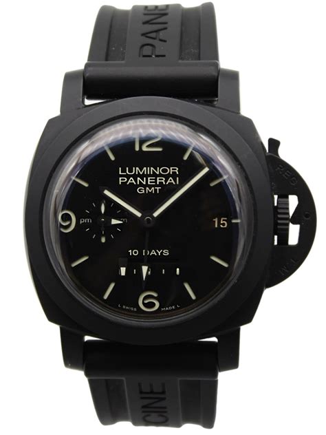 panerai luminor 1950 10 days gmt ceramica pam 335|Panerai Luminor 1950 submersible.